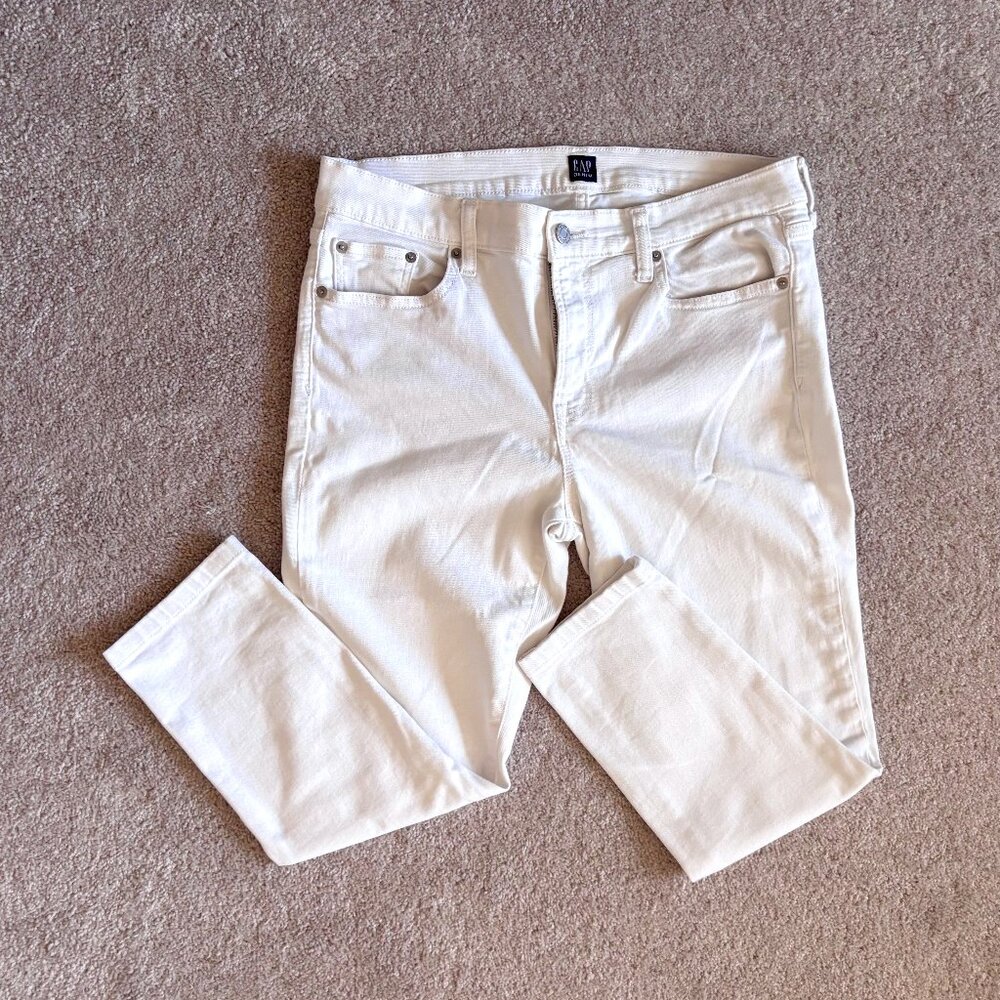 Gap True Skinny Jeans White Women's Size 31